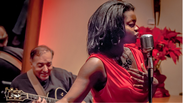 Faith Amour on Stage