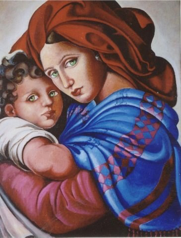 "Madonna Afgana" by Simone Debbas